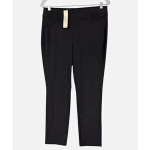 Chico's Travelers Collection Black Pull On Crepe Ankle Pants Size 0R US 4 NWT